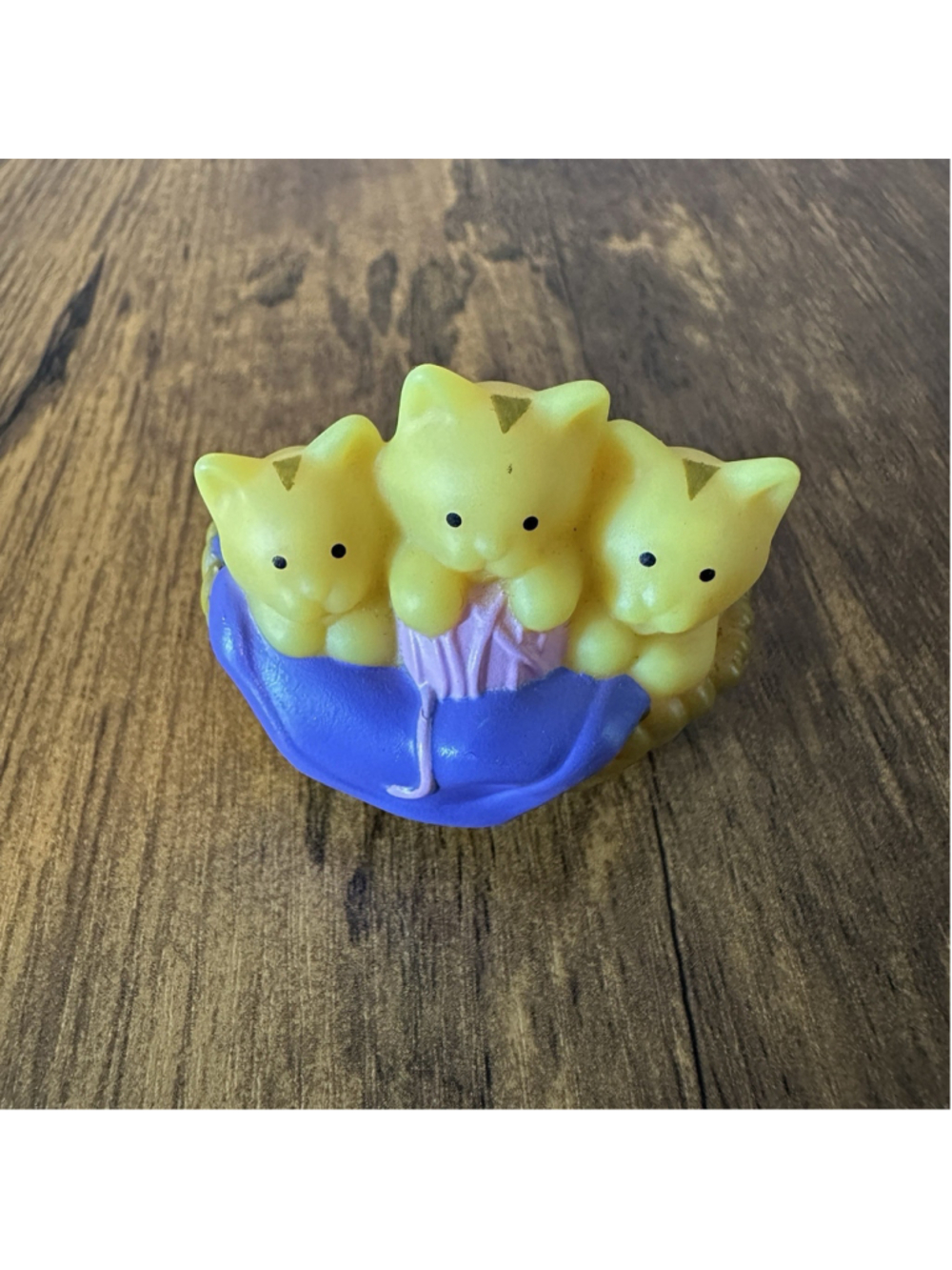 2007 Fisher Price Little People Kittens in Basket With Yarn Toy Replacement